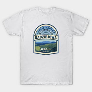 Radziejowa Mountain peak in Beskid Sadecki, Poland T-Shirt